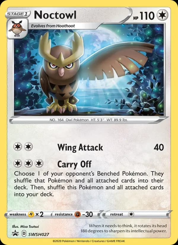 Noctowl #SWSH027 — Sword & Shield Promos