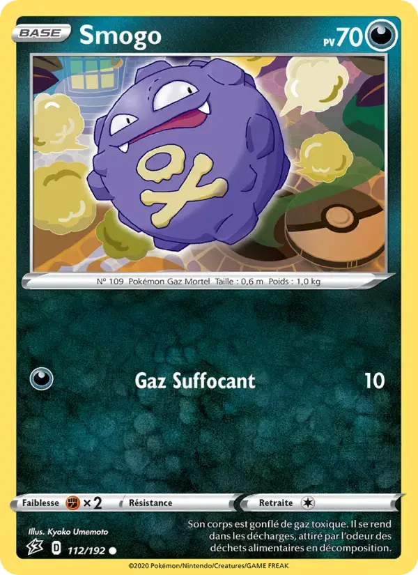 Carte Pokémon Smogo #112 — Clash des Rebelles