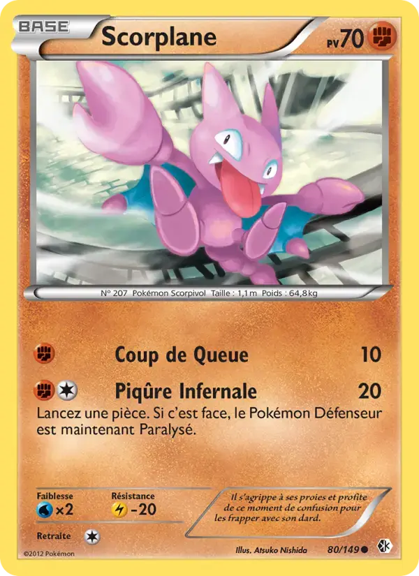 Carte Pokémon Scorplane #80 — Frontières Franchies