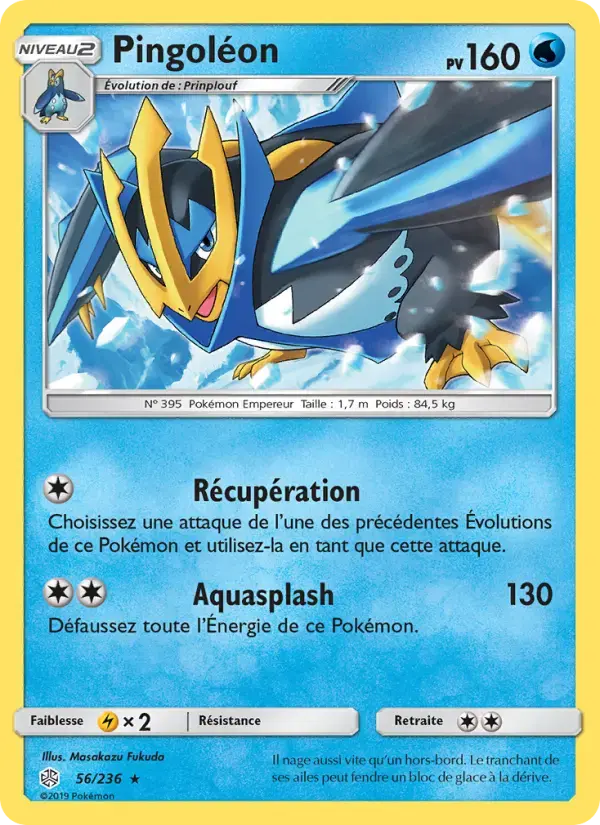 Carte Pokémon Pingoléon #56 — Éclipse Cosmique