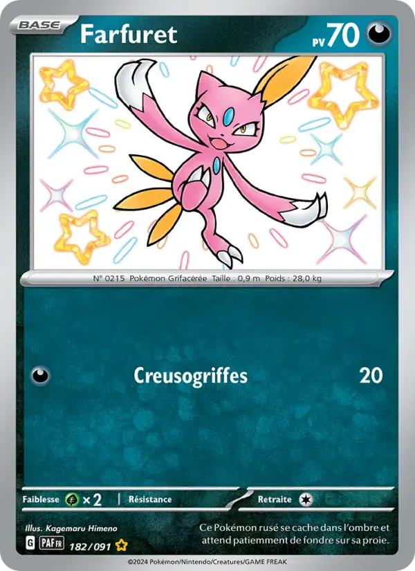 Carte Pokémon Farfuret #182 — Destinées de Paldea