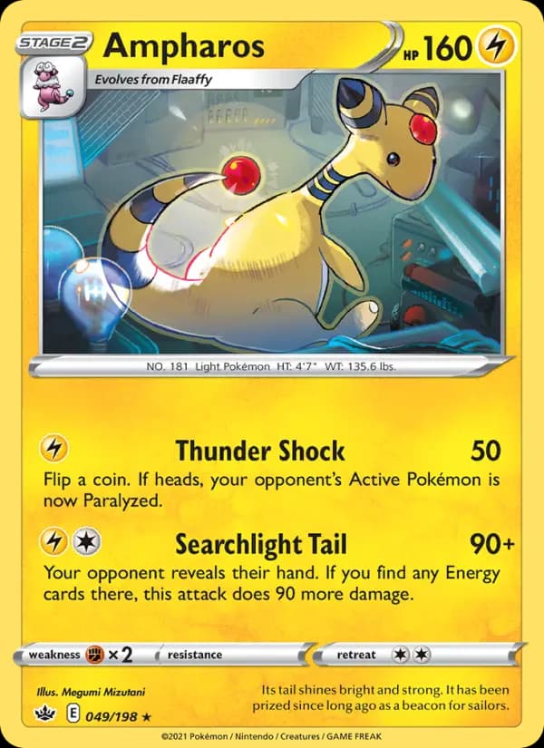 Ampharos #49 — Chilling Reign