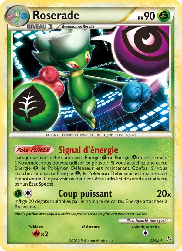 Carte Pokémon Roserade #23 — Déchaînement