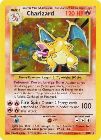 Charizard #4 — Base Set