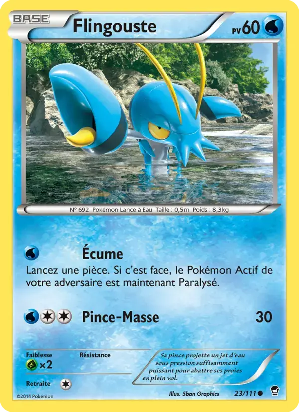 Carte Pokémon Flingouste #23 — Poings Furieux