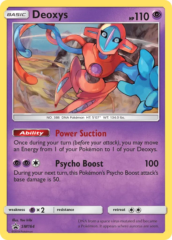 Carte Pokémon Deoxys #SM164 — Promos Soleil et Lune