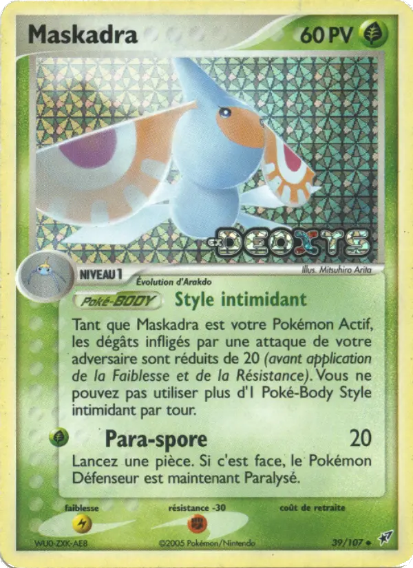Carte Pokémon Maskadra #39 — Deoxys