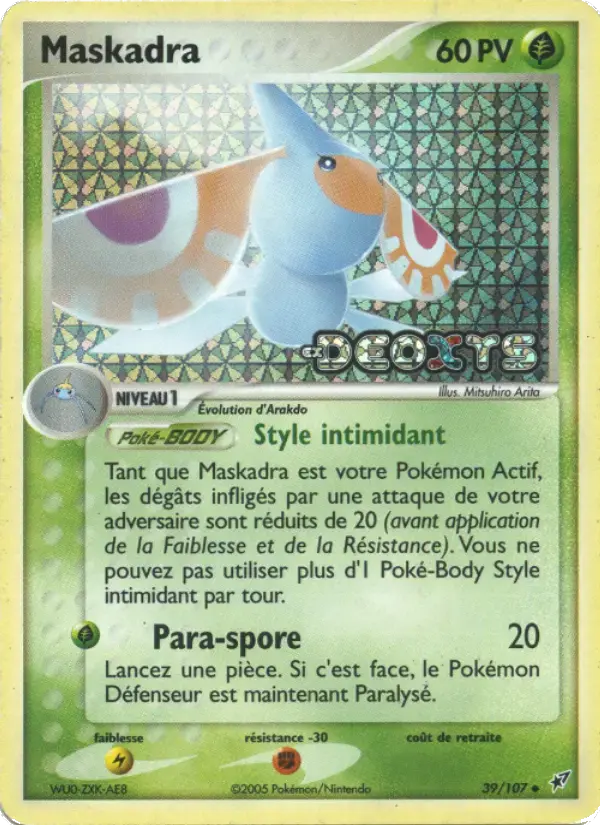 Carte Pokémon Maskadra #39 — Deoxys