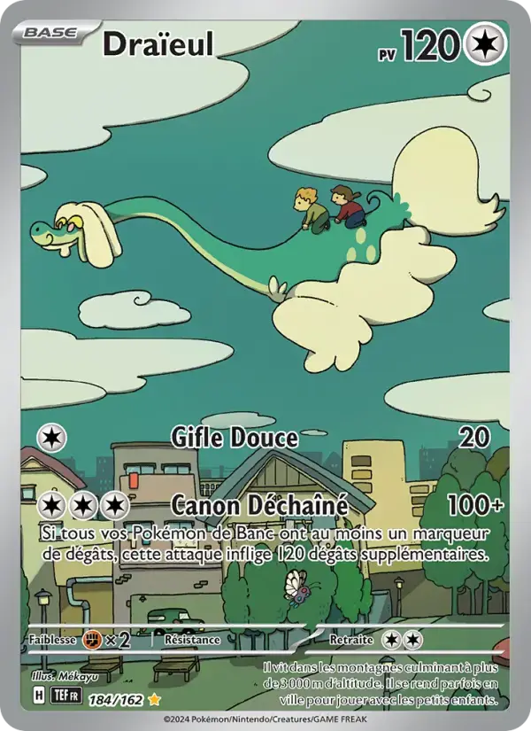 Carte Pokémon Draïeul #184 — Forces Temporelles