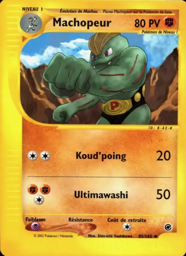 Carte Pokémon Machopeur #85 — Expédition