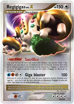 Carte Pokémon Regigigas #100 — Tempête
