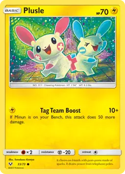 Plusle #33 — Shining Legends