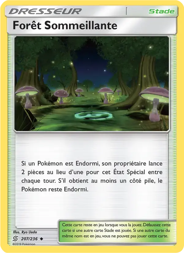 Carte Pokémon Forêt Sommeillante #207 — Harmonie des Esprits