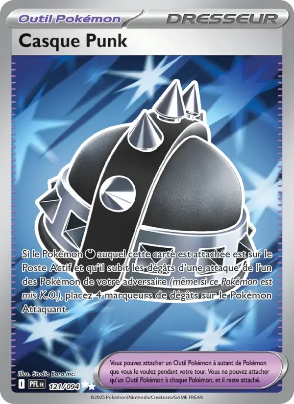 Carte Pokémon Casque Punk #121 — Flammes Fantasmagoriques