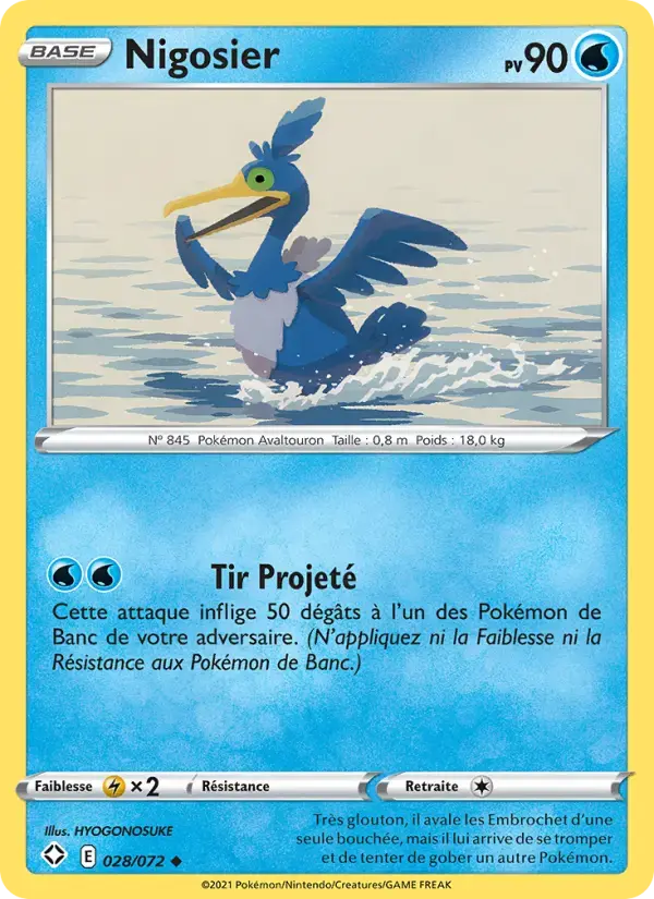 Carte Pokémon Nigosier #28 — Destinées Radieuses