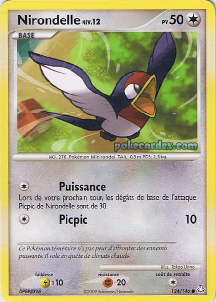 Carte Pokémon Nirondelle #124 — Éveil des Légendes
