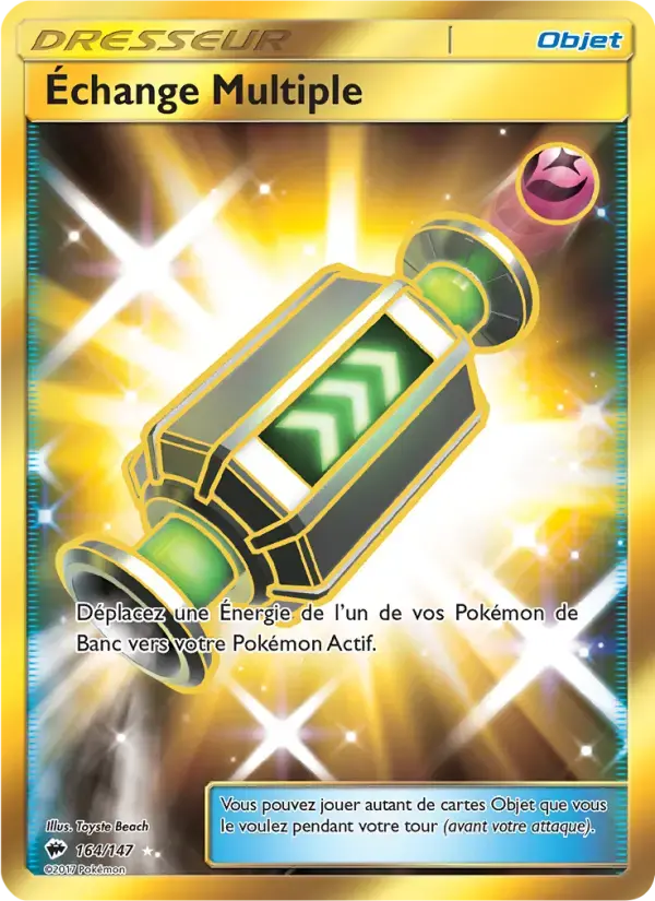 Carte Pokémon Échange Multiple #164 — Ombres Ardentes