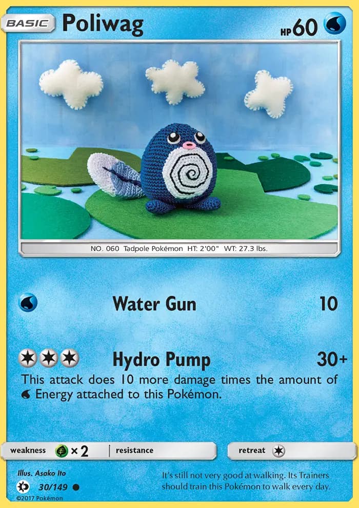 Poliwag #30 — Sun & Moon