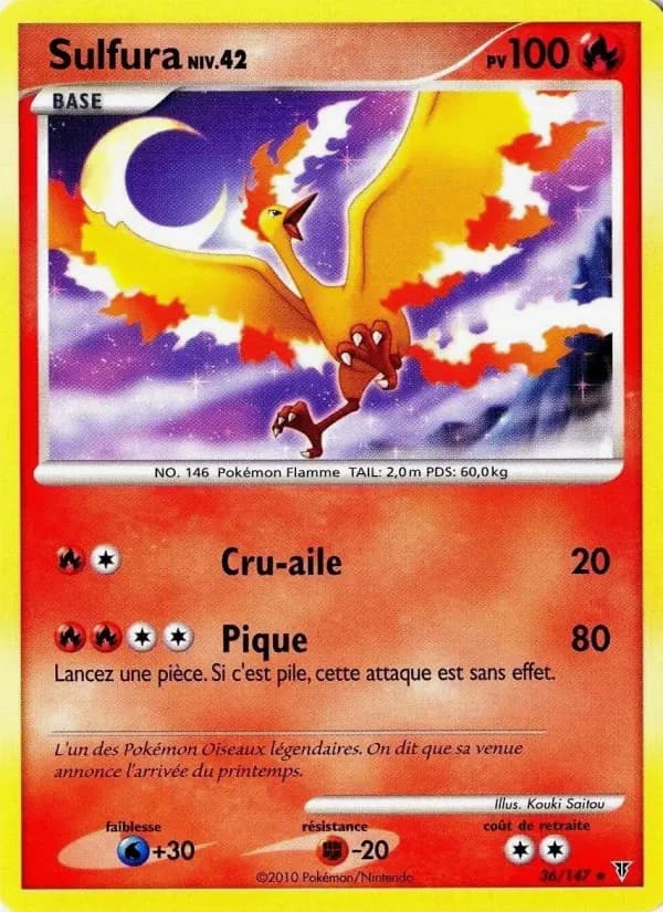 Carte Pokémon Sulfura #36 — Vainqueurs Suprêmes
