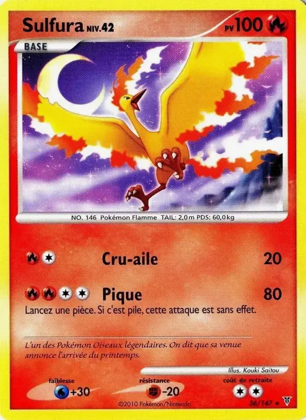 Carte Pokémon Sulfura #36 — Vainqueurs Suprêmes