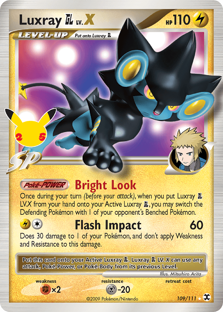 Carte Pokémon Luxray GL NIV.X #42 — Célébrations
