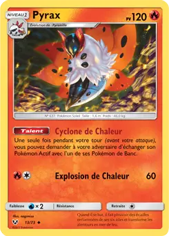 Carte Pokémon Pyrax #13 — Légendes Brillantes