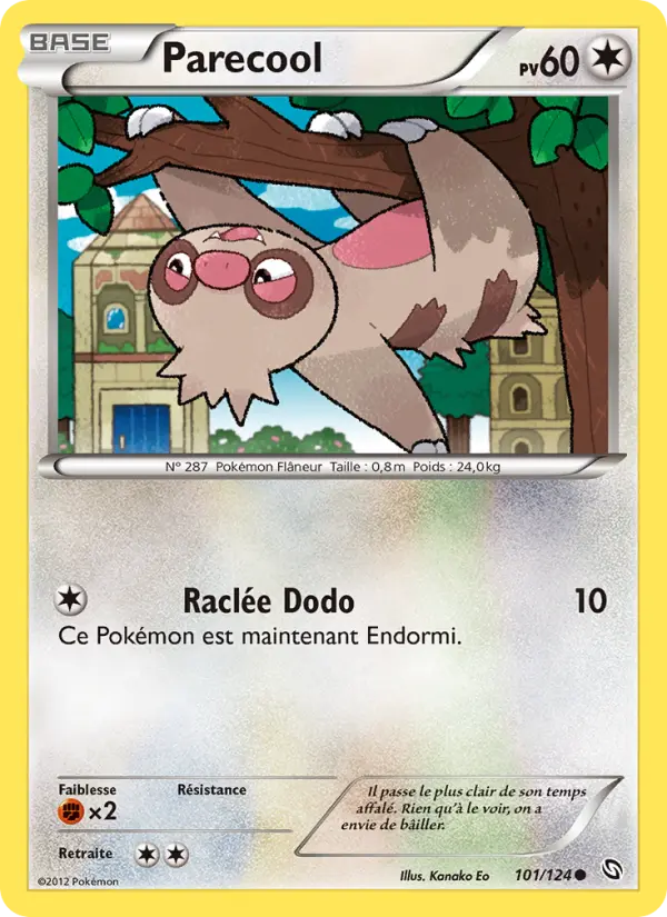 Carte Pokémon Parecool #101 — Dragons Exaltés