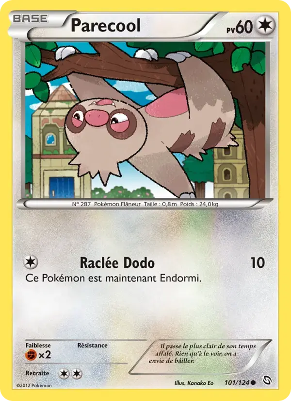 Carte Pokémon Parecool #101 — Dragons Exaltés