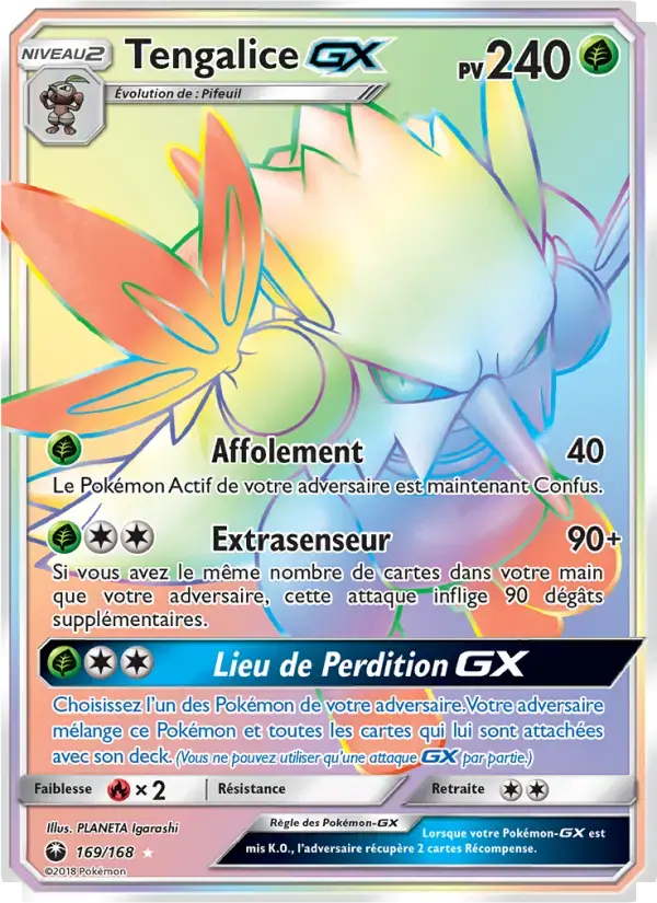 Carte Pokémon Tengalice GX #169 — Tempête Céleste