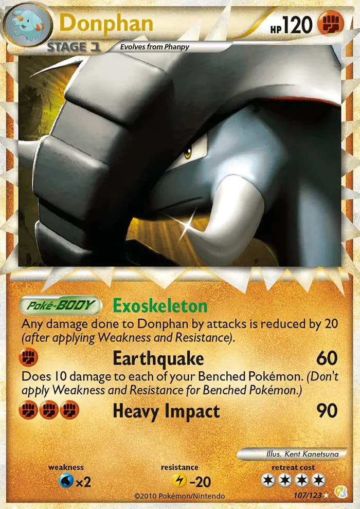 Donphan #107 — HeartGold SoulSilver