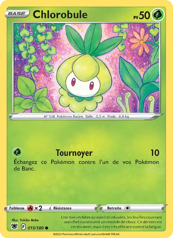 Carte Pokémon Chlorobule #015 — Astres Radieux