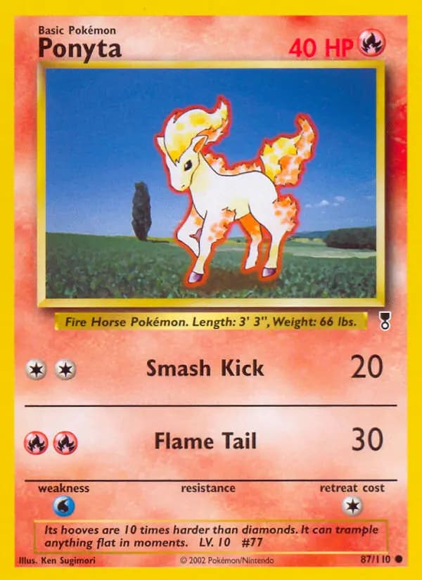 Ponyta #87 — Legendary Collection
