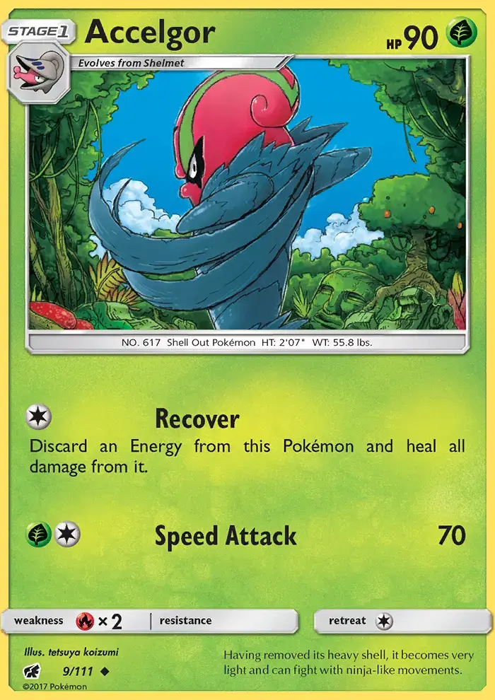 Accelgor #9 — Crimson Invasion