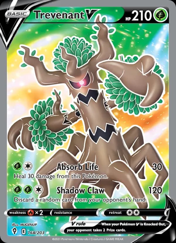 Trevenant V #168 — Evolving Skies