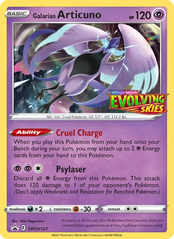 Galarian Articuno #SWSH123 — Sword & Shield Promos