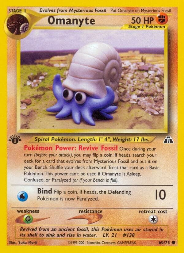 Omanyte #60 — Neo Discovery