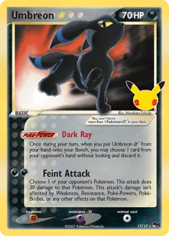 Carte Pokémon Noctali ☆ #40 — Célébrations