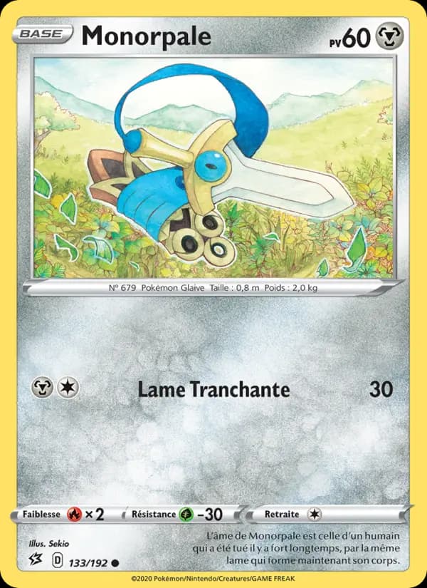 Carte Pokémon Monorpale #133 — Clash des Rebelles