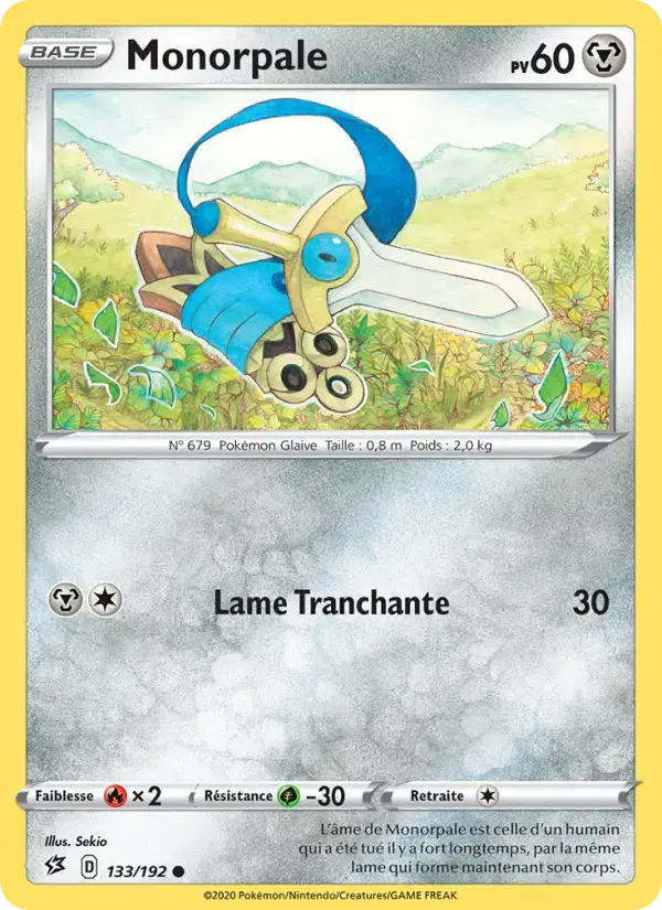 Carte Pokémon Monorpale #133 — Clash des Rebelles
