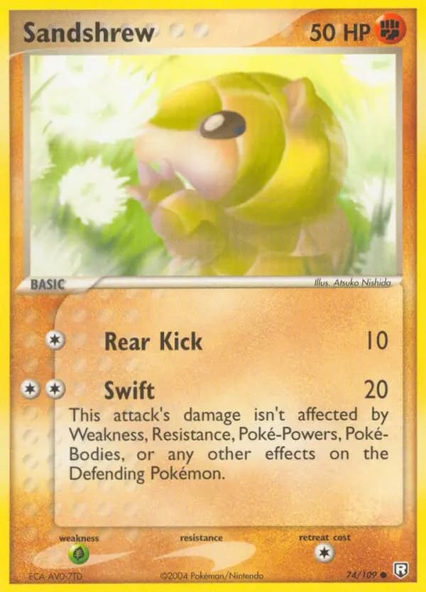 Sandshrew #74 — EX Team Rocket Returns