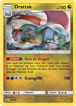 Carte Pokémon Drattak #SM140 — Promos Soleil et Lune