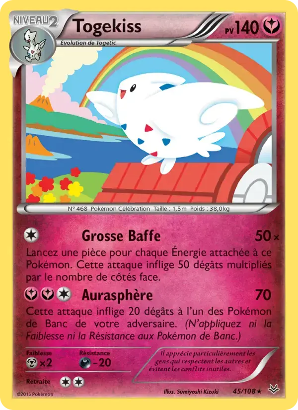 Carte Pokémon Togekiss #45 — Ciel Rugissant