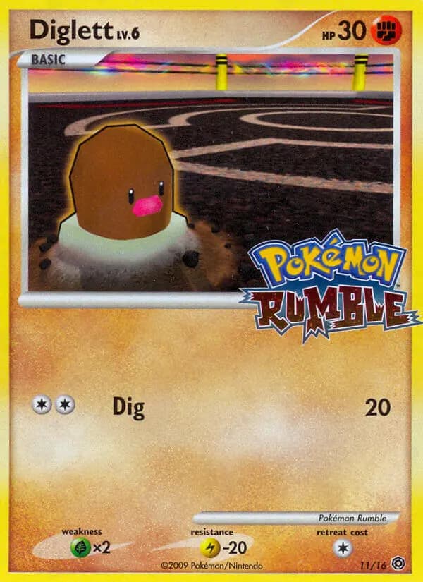 Diglett #11 — Pokémon Rumble