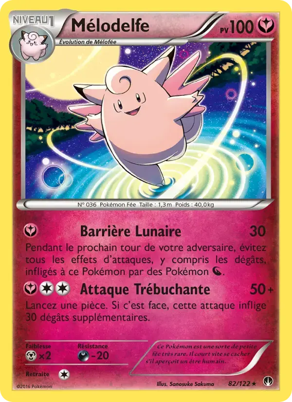 Carte Pokémon Mélodelfe #82 — Rupture Turbo