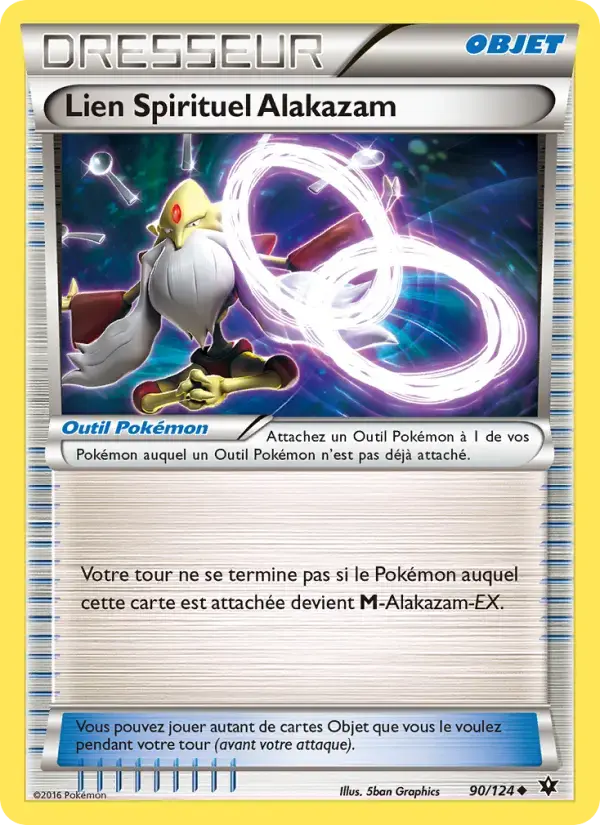 Carte Pokémon Lien Spirituel Alakazam #90 — Impact des Destins