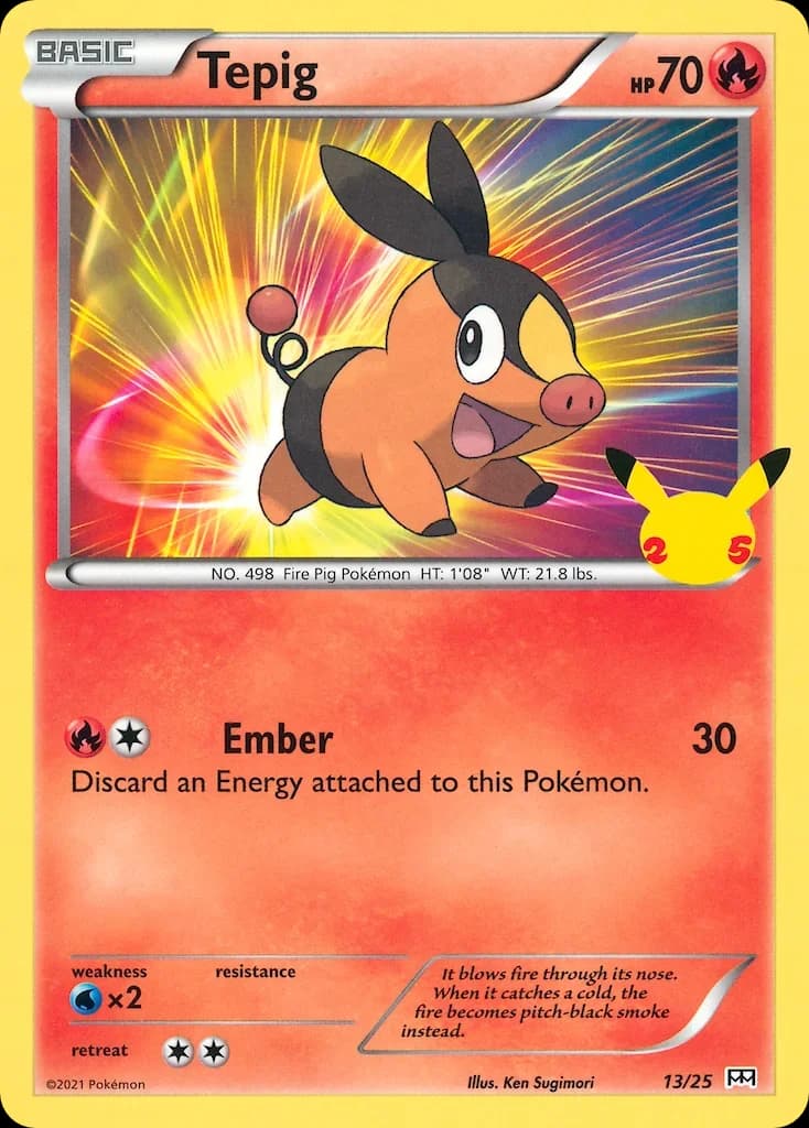 Tepig #13 — 2021 McDonald's Collection