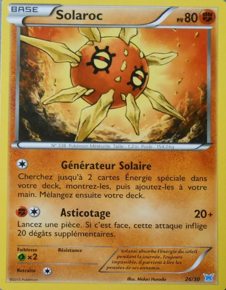 Carte Pokémon Solaroc #26 — Kit du Dresseur XY (Latios)