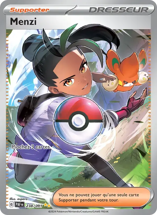 Carte Pokémon Menzi #238 — Destinées de Paldea