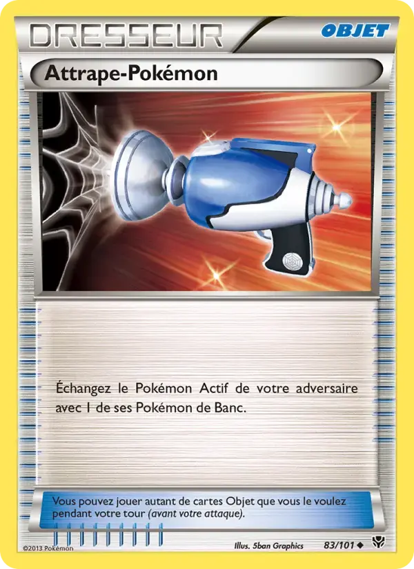 Carte Pokémon Attrape-Pokémon #83 — Explosion Plasma