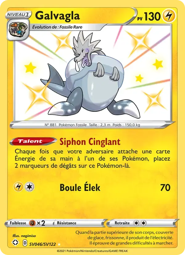 Carte Pokémon Galvagla #SV046 — Destinées Radieuses